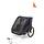 Kindertrailer zonder wandelkit Polisport - grijs/blauw