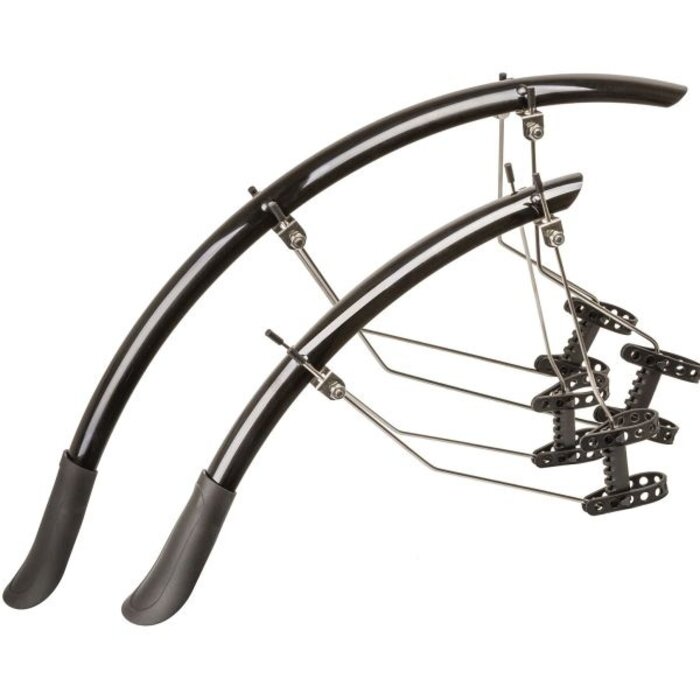 M-Wave Spatbordset M-Wave Mud Max Race QR 33 EXT - zwart