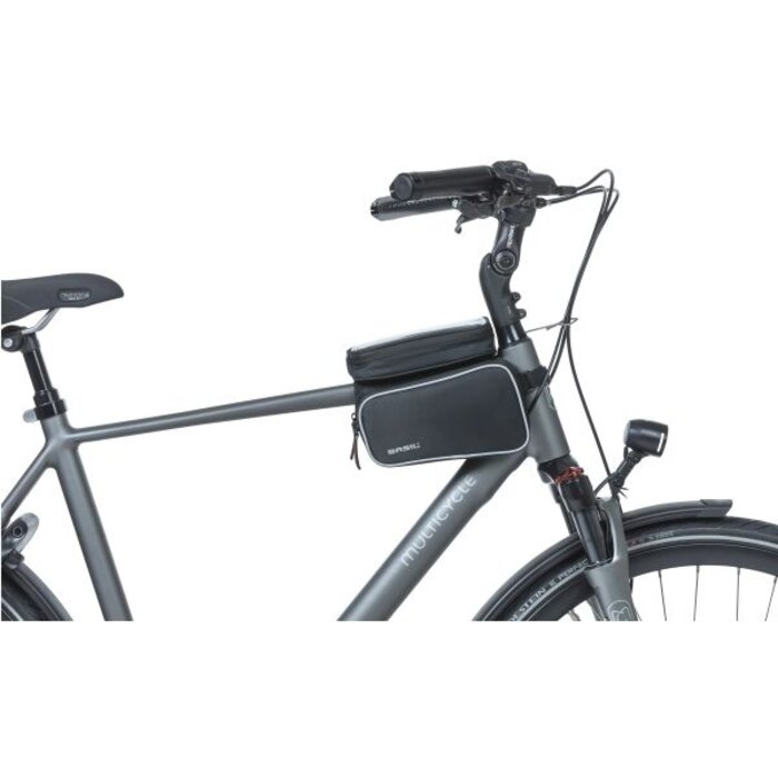 Basil Frametas Basil Top Tube Sport Design Double 1,5 liter 20 x 13 x 17 cm - zwart