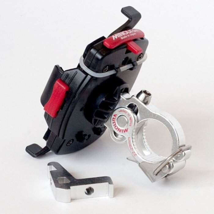 Minoura Vegro Telefoonhouder Minoura iH-220S met snelspanner ø22,2-28,6mm