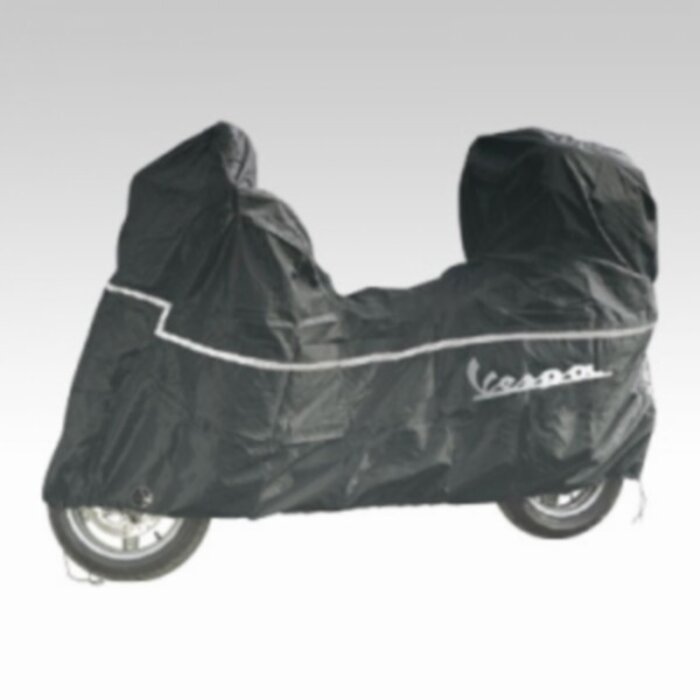 Piag orig Piaggio Beschermhoes - Met koffer - Zwart - Past op et2-et4, lxv, primavera, sprint, vespa lx 605291m002