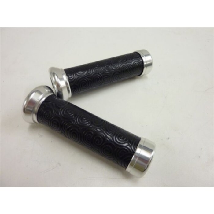 Power1 handvatset retro universeel zwart alu