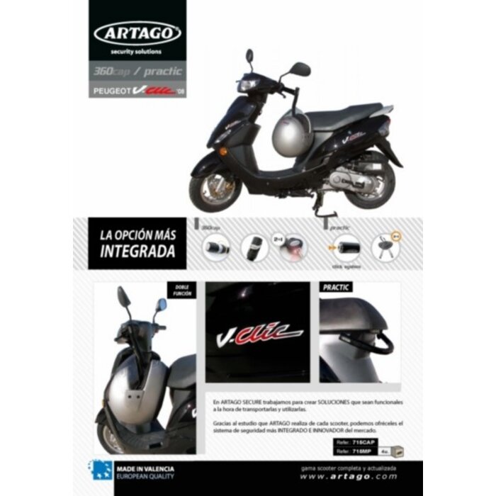 slot kabel stuur antirobos v-clic artago