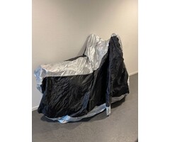 MERKLOOS beschermhoes universeel bromfiets/scooter grijs