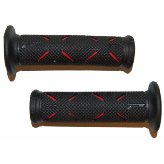 Progrip handvatset streep univ zwart/rood progrip 717