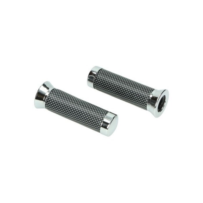 DMP handvatset scooter chroom/carbon DMP