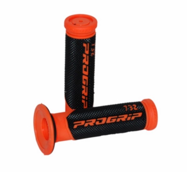 handvatset scooter zwart/oranje progrip 732