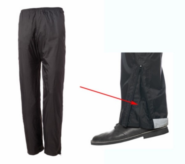 TUCANO Tucano Kleding regenbroek nano L zwart 766n