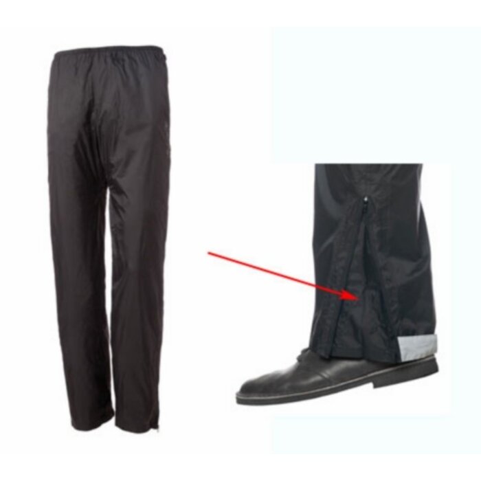 kleding regenbroek nano XS zwart tucano 733n=op=op