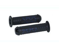 DMP DMP handvatset exclusive + bar end blauw/zwart