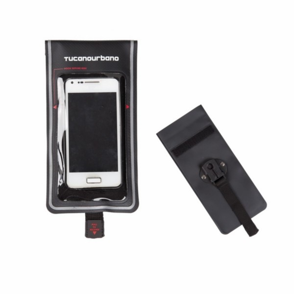 Tucano Urbano Waterdichte Telefoonhoes Smartphone Beschermhoes geschikt voor Tucano Beenkleed - 468N - Zwart