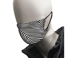 TUCANO Tucano mondmasker 2 stuks zwart/wit