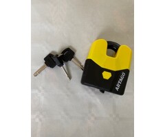 Artago Hangslot ART4 15mm Geel/zwart