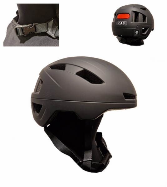 helm pedelec/snorfiets NTA-8776 keur L/XL 58/62 zwart mat CAB safety
