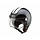 LEM helm demi-jet - Coolmax - Glossy roger - Maat L - 59/60 - Zwart/wit