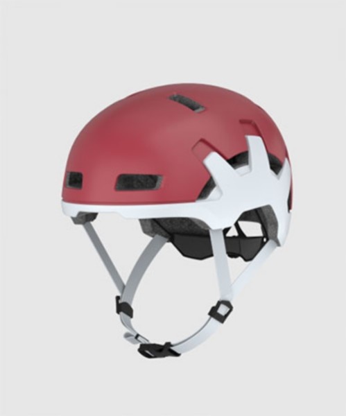 helm pedelec/snorfiets GelMotion NTA-8776 keur M-L 56/59 rood/grijs lem focus