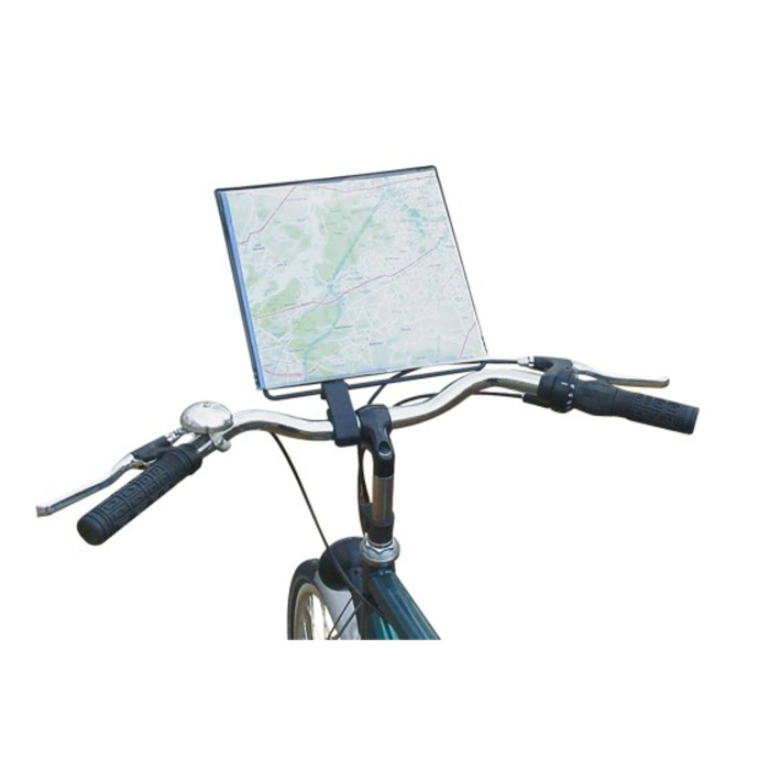 Steco Monkey Steco Kaarthouder A4 - Matzwart - Voor op de fiets