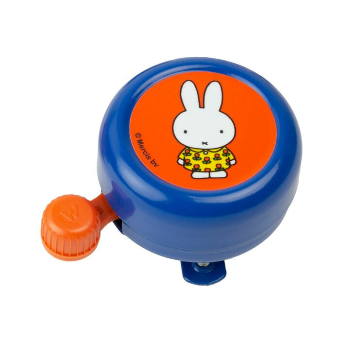 Widek Fietsbel Widek Nijntje met bloemenjurk - blauw