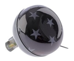 Niet Verkeerd Fietsbel Ding-Dong NietVerkeerd Stars ø60mm - zwart/witte strepen