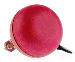 Niet Verkeerd Fietsbel Ding-Dong Upside Down ø60mm - mat rood