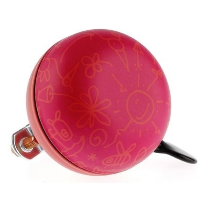 Niet Verkeerd Fietsbel Ding-Dong NietVerkeerd Upside Down ø60mm - mat rood