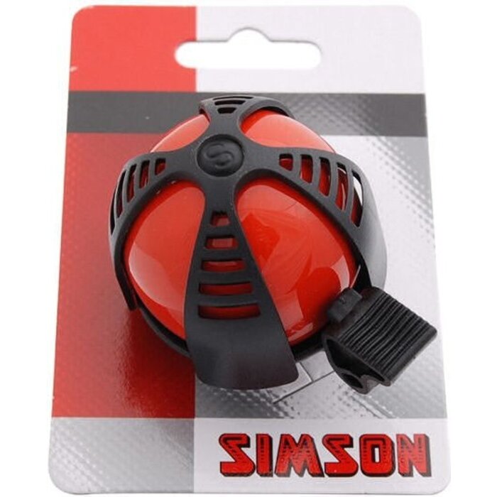 SIMSON Fietsbel Simson Joy - rood/zwart