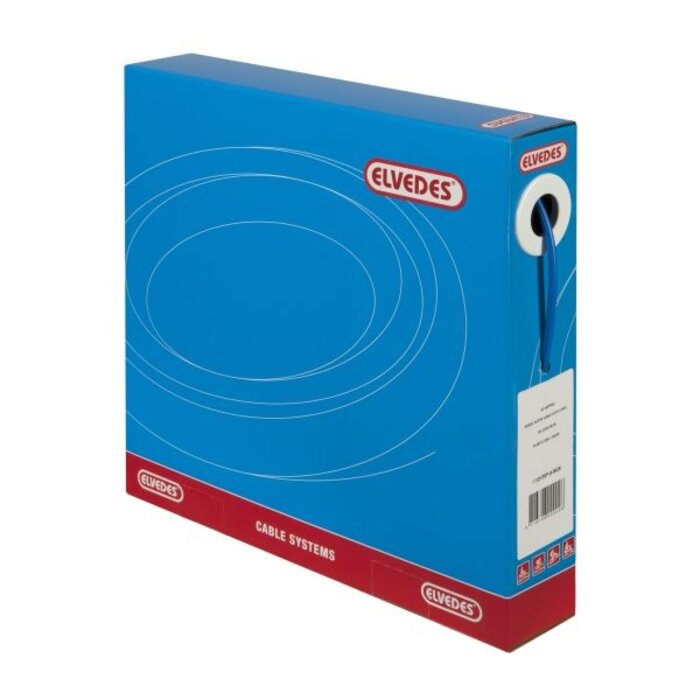 Elvedes Rem buitenkabel Elvedes met voering 30 meter / ø5,0mm - blauw (30 meter in doos)