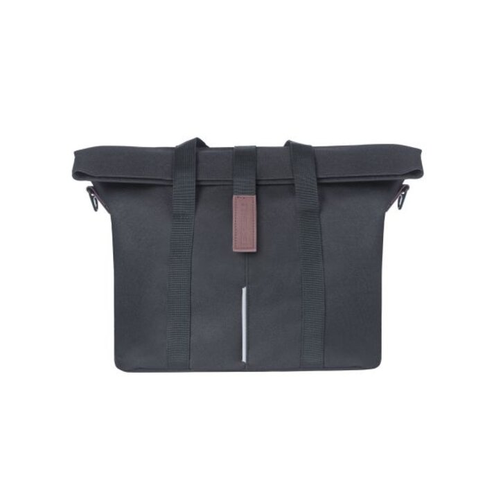 Basil Fietstas Basil City met KF-haak 8-11 liter 27 x 39 x 15 cm - zwart