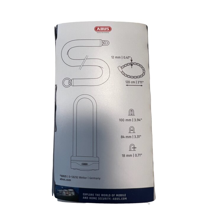 ABUS ABUS Scooter/motorslot ART-4 120cm Loopoog MBT4080