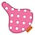 Zadeldek BIKECAP Pink Dot