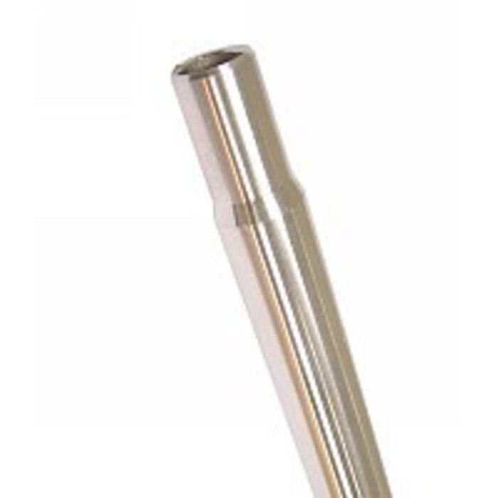 Kalloy Kalloy Fietszadelpen - Kaars - Aluminium  - ø26,6mm / 300mm - Zilver