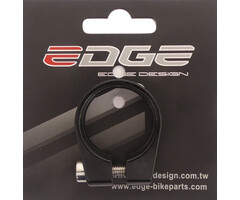 Edge Zadelpenklem ø31.8 aluminium met inbusbout - zwart