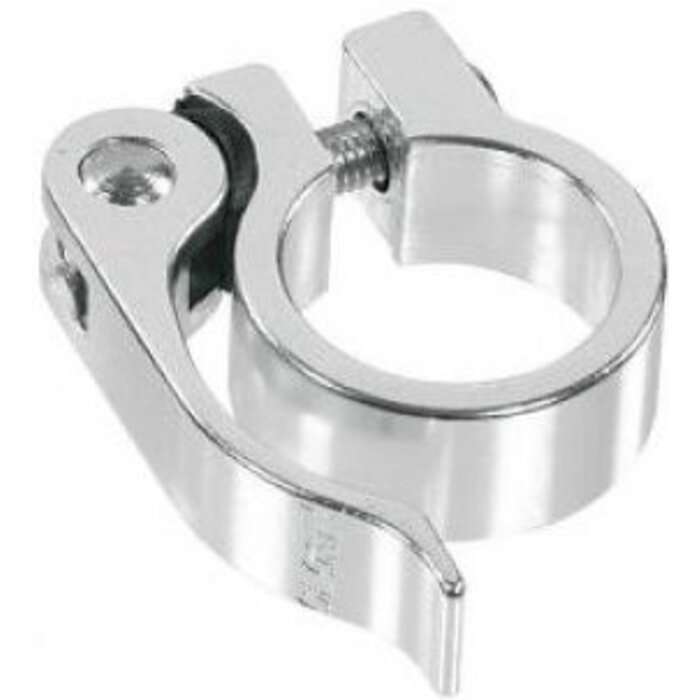 Ergotec Zadelpenklem Ergotec SCQ-030 ø34,9 aluminium met snelspanner - zilver