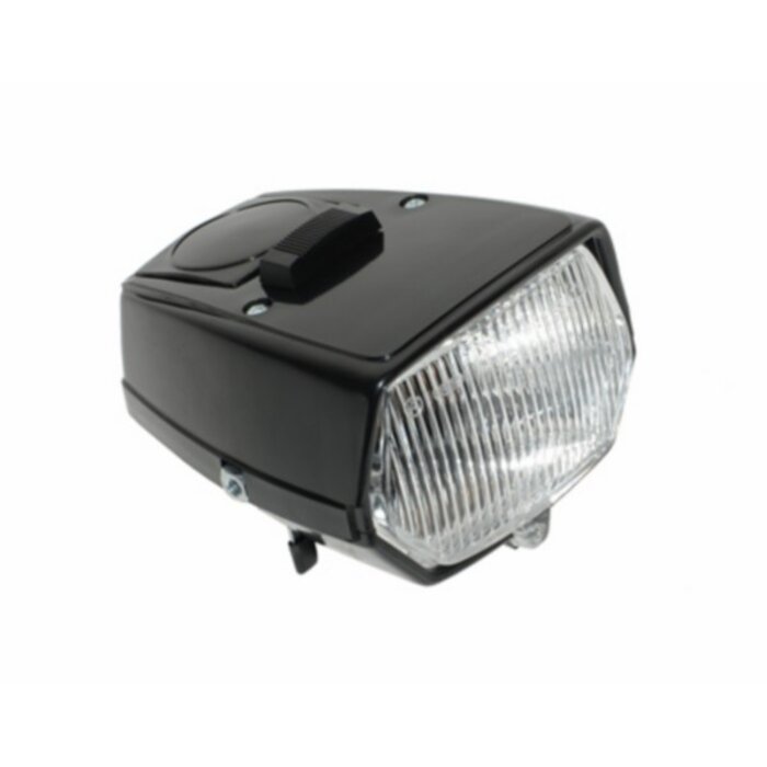 DMP koplamp vierkant + schakelaar maxi zwart DMP