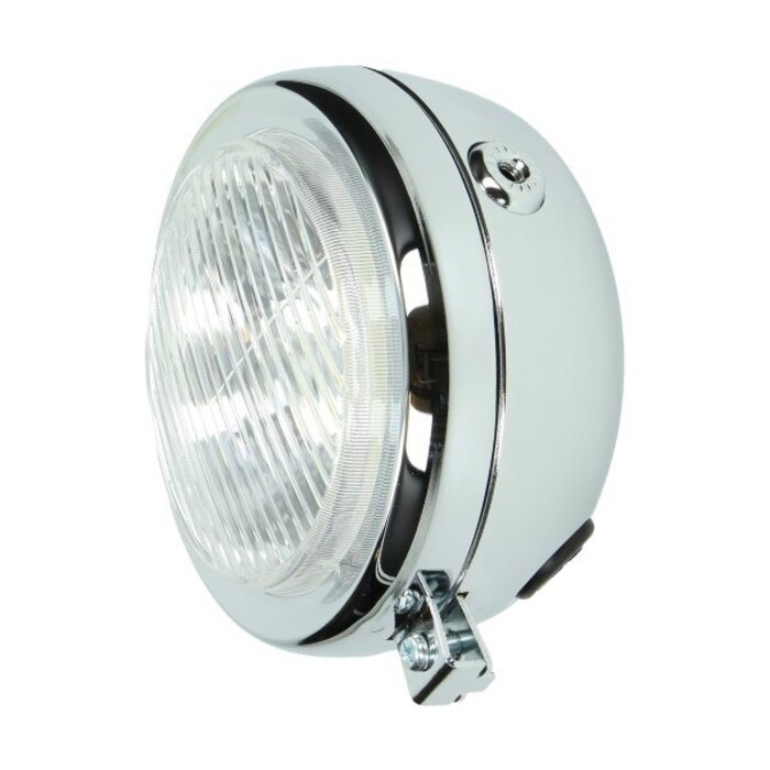 Chroom koplamp rond (made in EU) maxi chroom