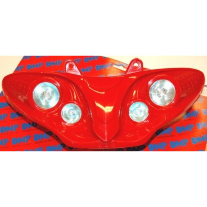 DMP koplampunit halogeen hus/run rood DMP=op=op