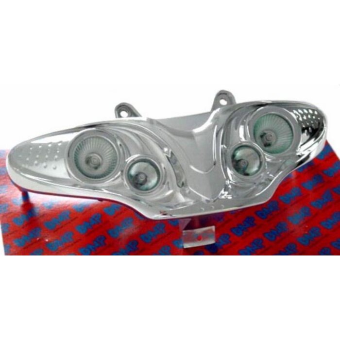 DMP koplampunit halogeen hus/run chroom DMP=op=op