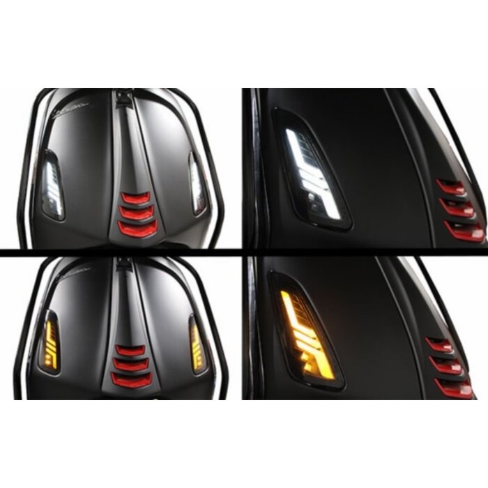 DMP knipperlichtset led matrix Evo-2 weglopend primav/sprin smoke voor DMP