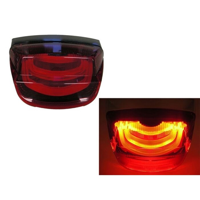 Power1 achterlicht led tube zwart/smoke lx/lxv/vespa S Power1