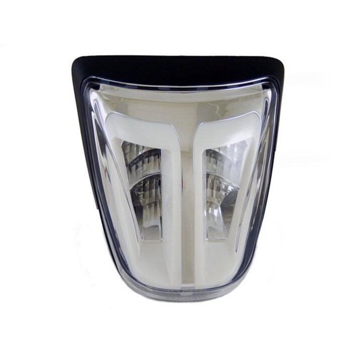 Power1 achterlicht led tube helder /zwart matt E-keur primav/sprin Power1