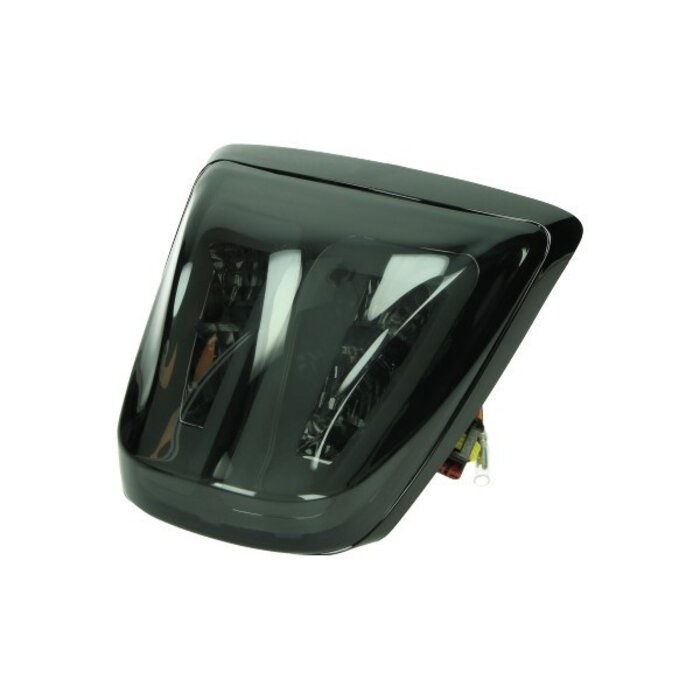 Power1 achterlicht led tube smoke/zwart glans E-keur primav/sprin Power1