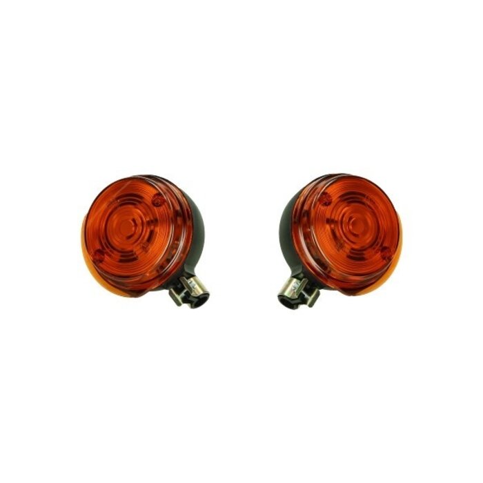 knipperlichtset rond simson zwart 2pcs