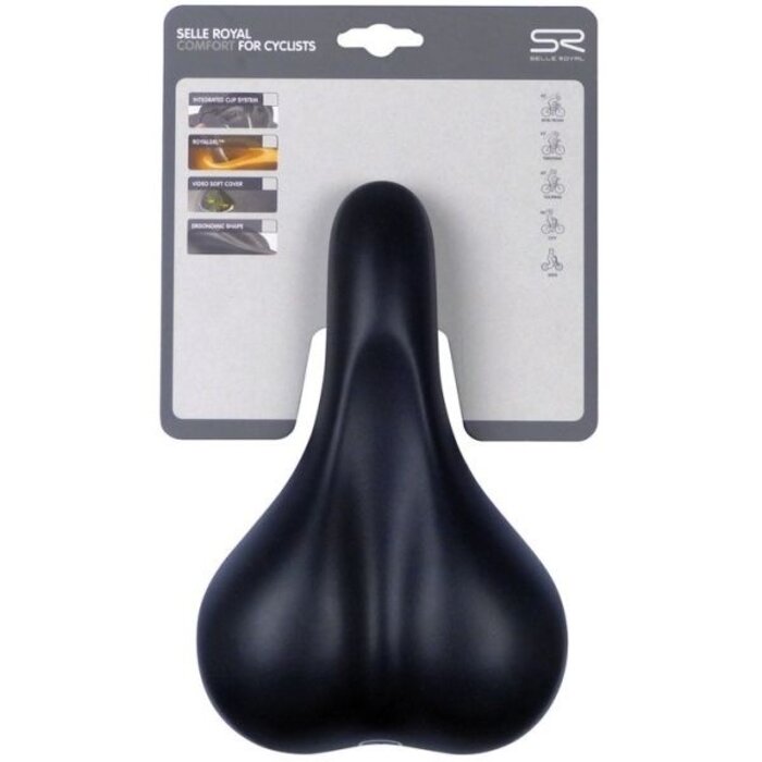 Selle Royal Fietszadel Selle Royal Country Men - zwart