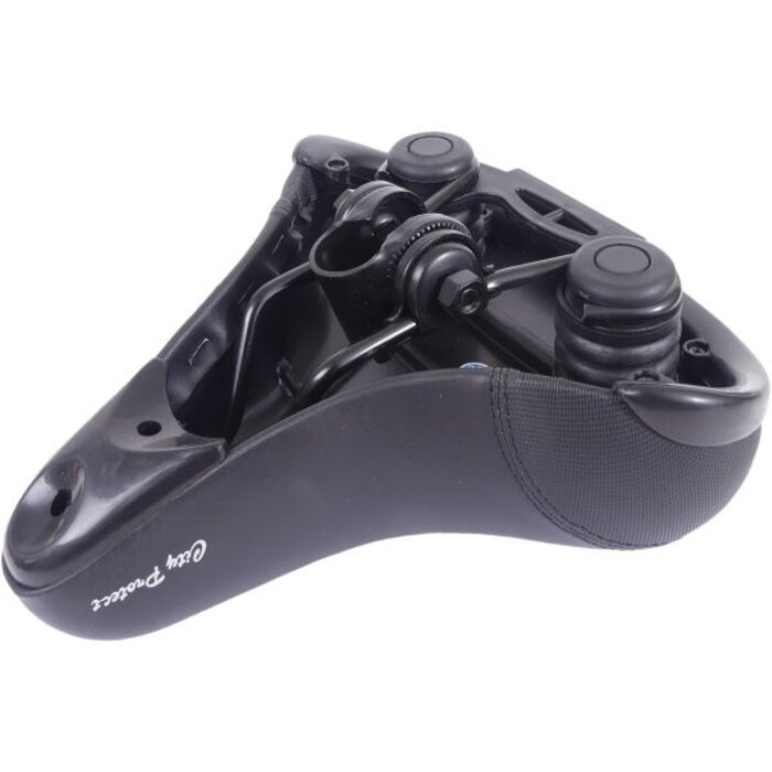 Edge Fietszadel Edge City Protect - Zwart - met hoekbescherming