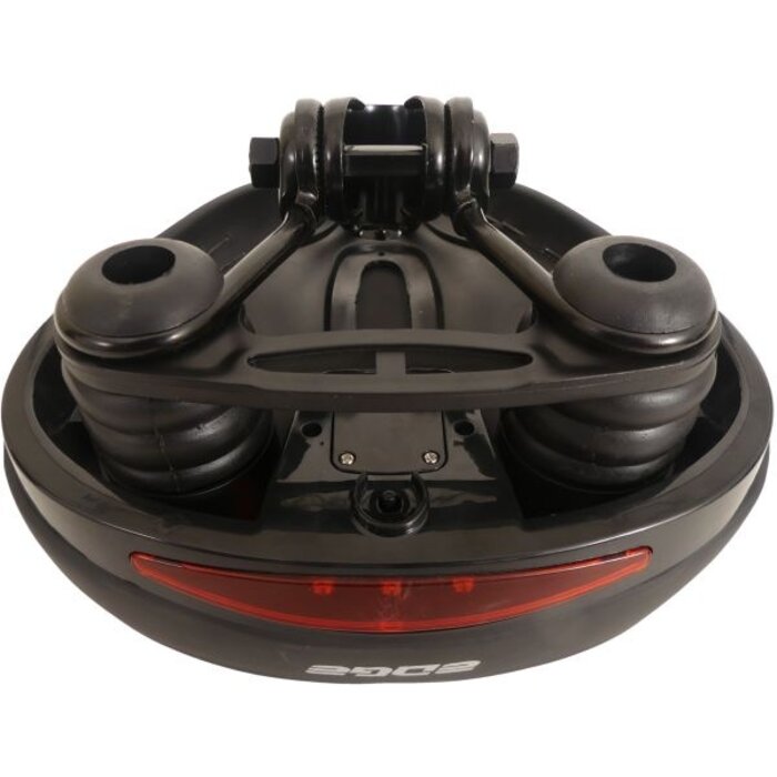 Edge Fietszadel Edge Veneto incl. oppakbeugel en achterlicht - zwart