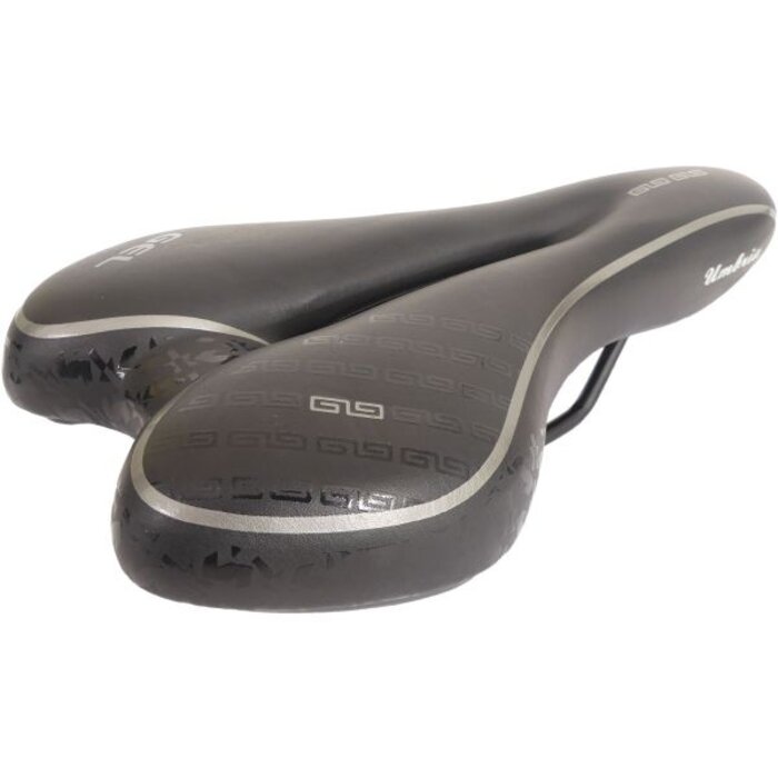 Edge Fietszadel Edge Umbria Gel - zwart