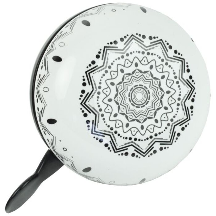 Widek Fietsbel Ding-Dong Widek Mandala ø80mm - zebra black