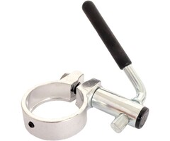 Mirage Zadelpenklem ø34.9mm met draaihevel en bout Zilver
