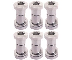 Bofix Zadelpenbout inbus Bofix cromo - 22mm (6 stuks)