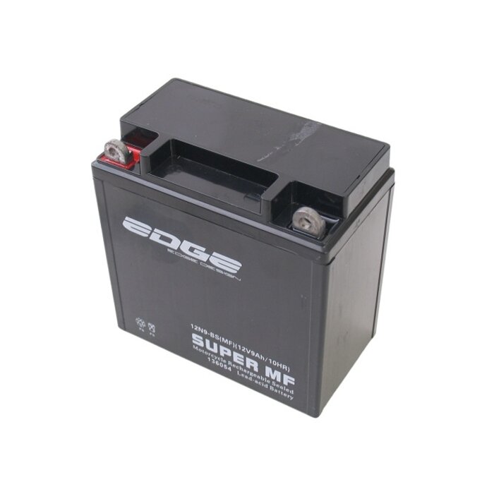 Edge Accu Edge 12N9-BS Piaggio/Vespa/Gilera (MF) YB9B (met gelvulling)